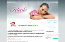 Strona internetowa Atelier Urody Ideale