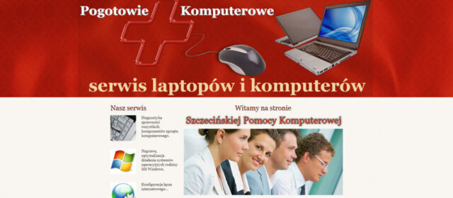 Strona internetowa Pogotowia Komputerowego