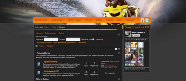 Strona internetowa Skutery-Wodne.pl