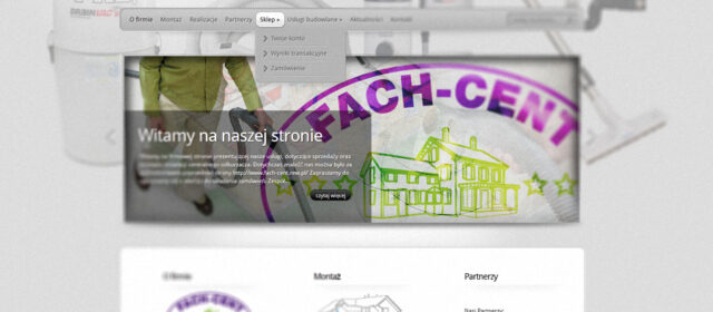 Strona internetowa Fach-Cent.pl